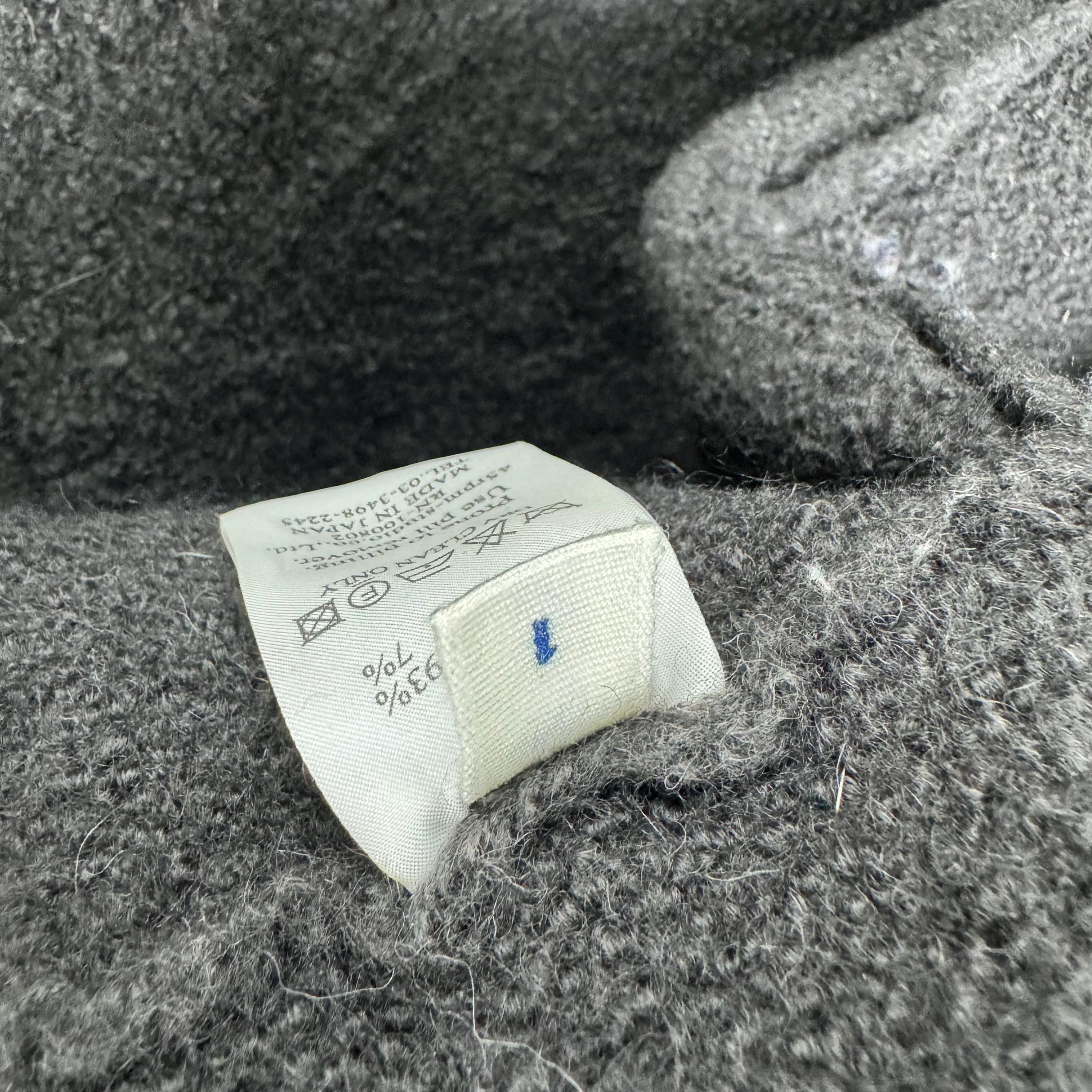 45rpm ウールアルパカダッフルコート：日本製 Kapital ジャケット（S