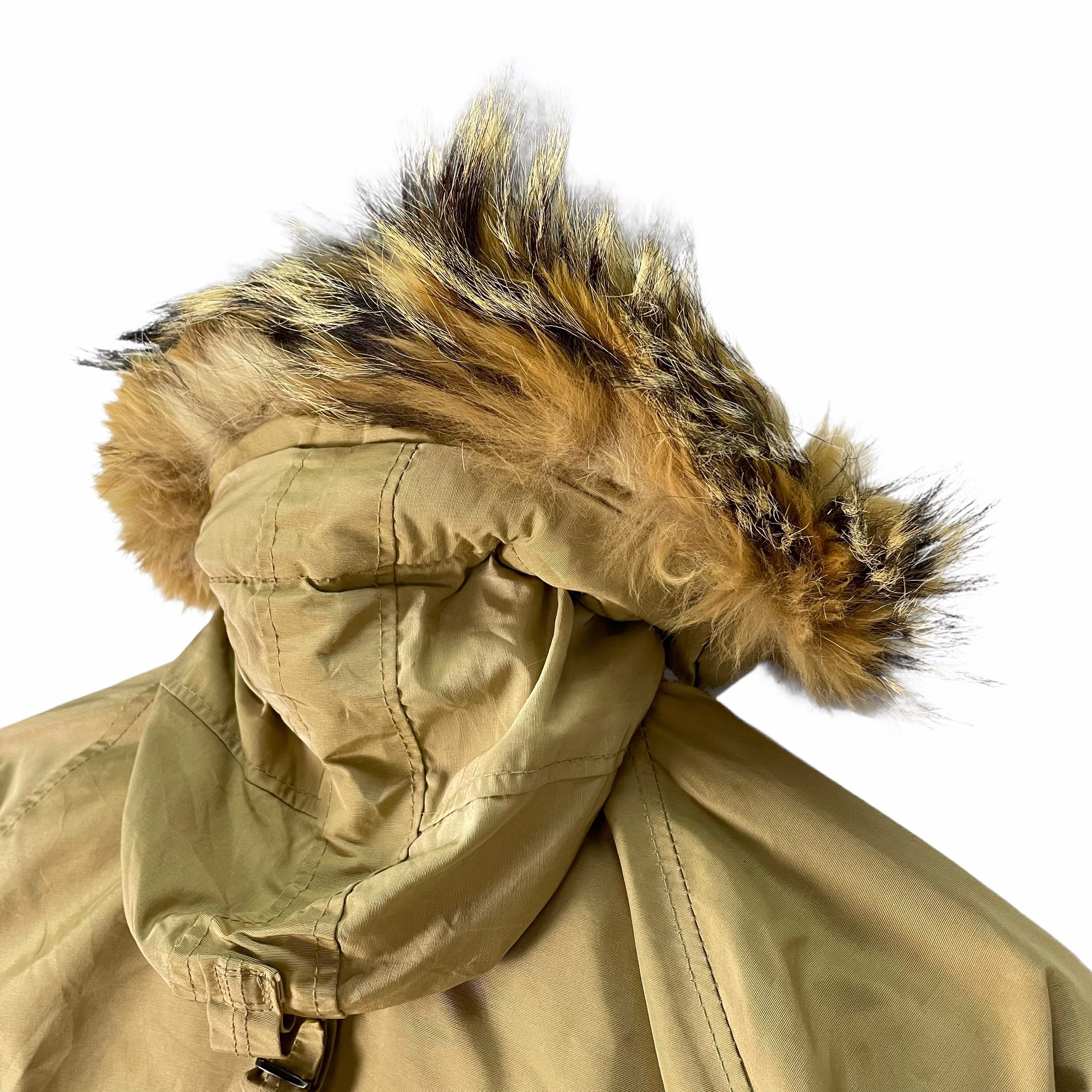Vintage Spiewak Golden Fleece Military Parka - Brown Faux Fur Hood