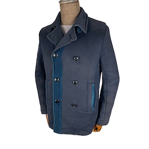 BLUE BLUE Arigato Japan Double Breasted Jacket Navy Colour Size Medium