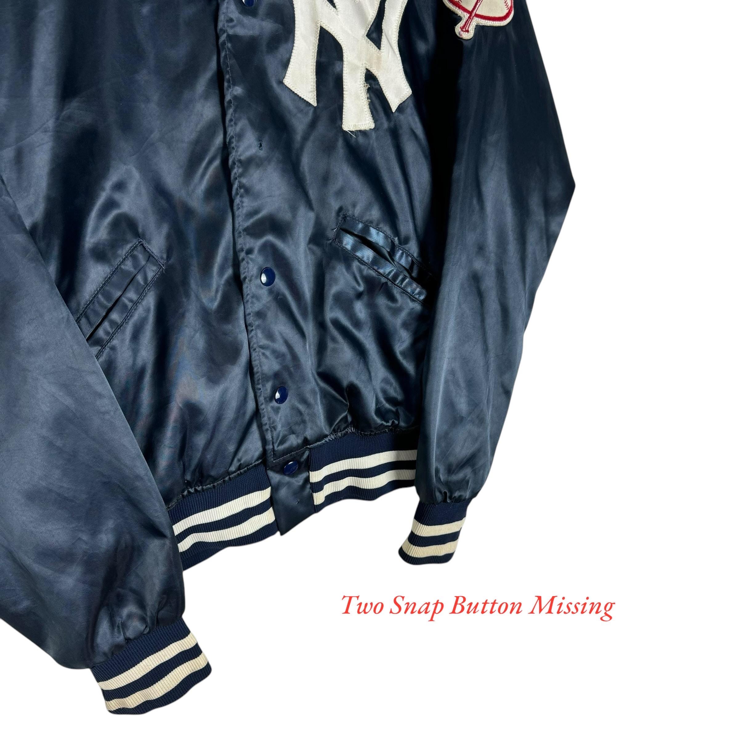 80s 90s MLB NEW YORK YANKEES FELCO SATIN JACKET MADE IN USA