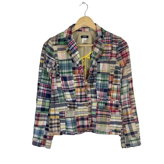 ジャケット・アウター 90's J.Crew Tartan Check Wool Coat M ジャケット・アウター 90's J.Crew Tartan Check Wool Coat M