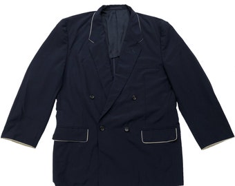 Vintage 90s COMME Des GARCON Homme Wool Blazer - Diseñador Japonés Tamaño Mediano