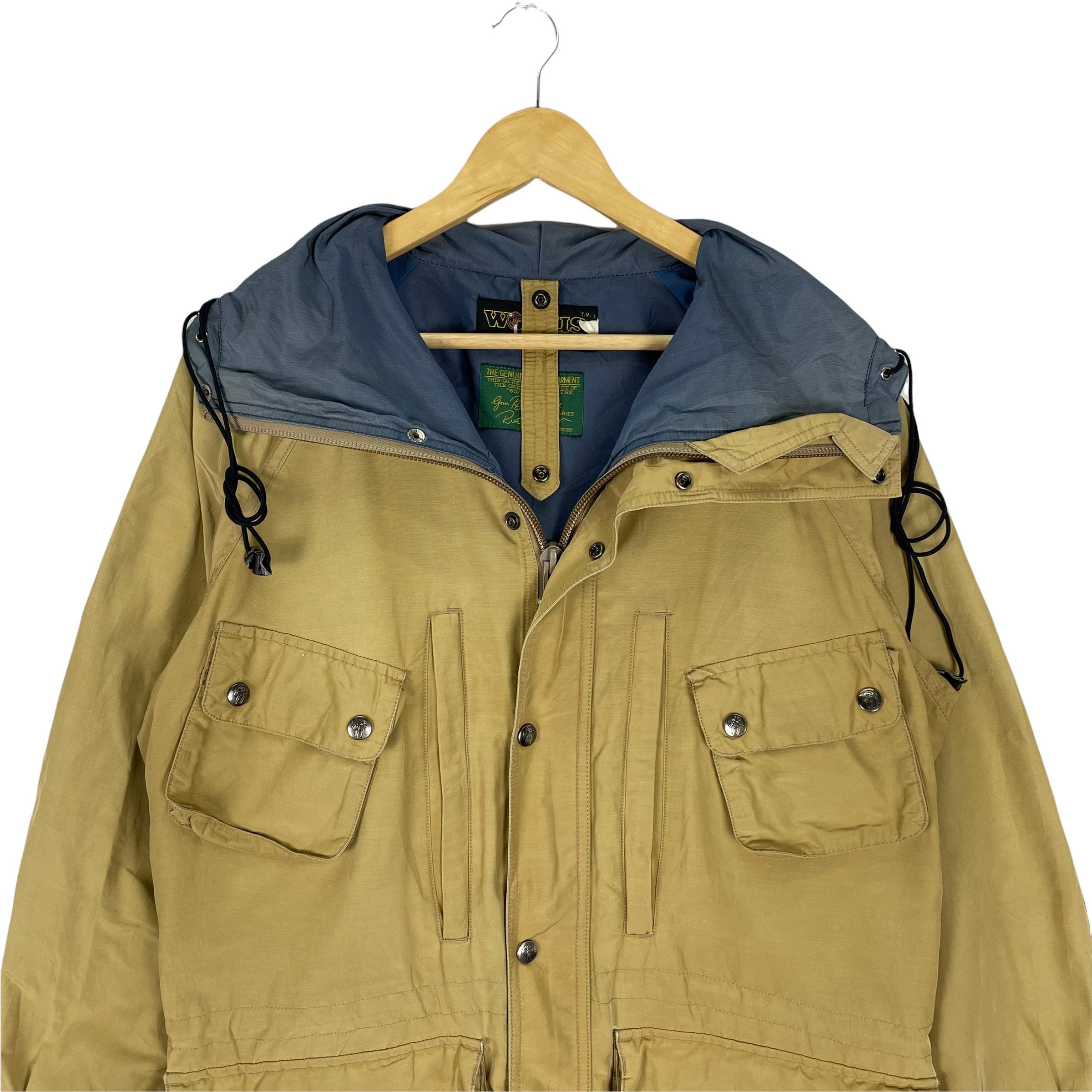 Vintage 90s Walrus Jacket 60/40 Hoodie Parka Brown Colour Vintage 90s Walrus Jacket 60/40 Hoodie Parka Brown Colour