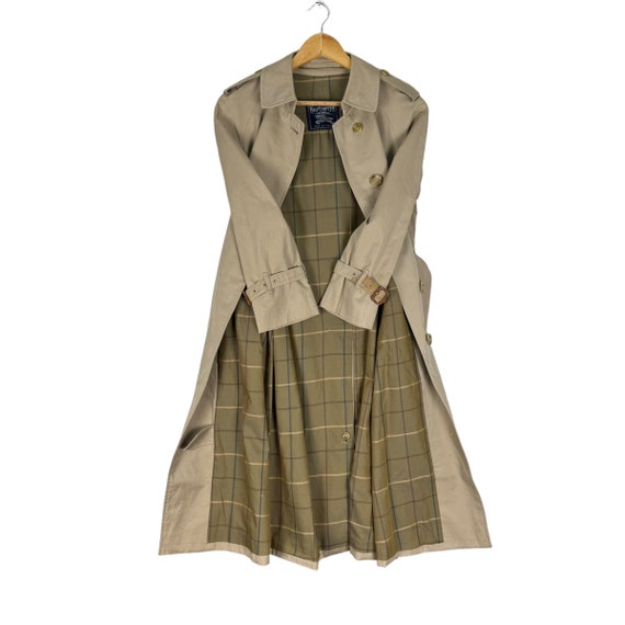 Vintage 90s Burberrys England Trench Coat Women Jacket