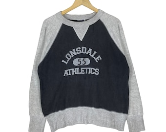 Lonsdale Athletic Sweatshirt Crewneck Jumper Size Medium