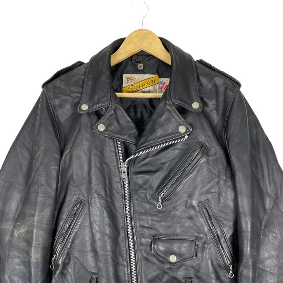 SCHOTT NYC CLASSIC PER70 BIKER LEATHER JACKET