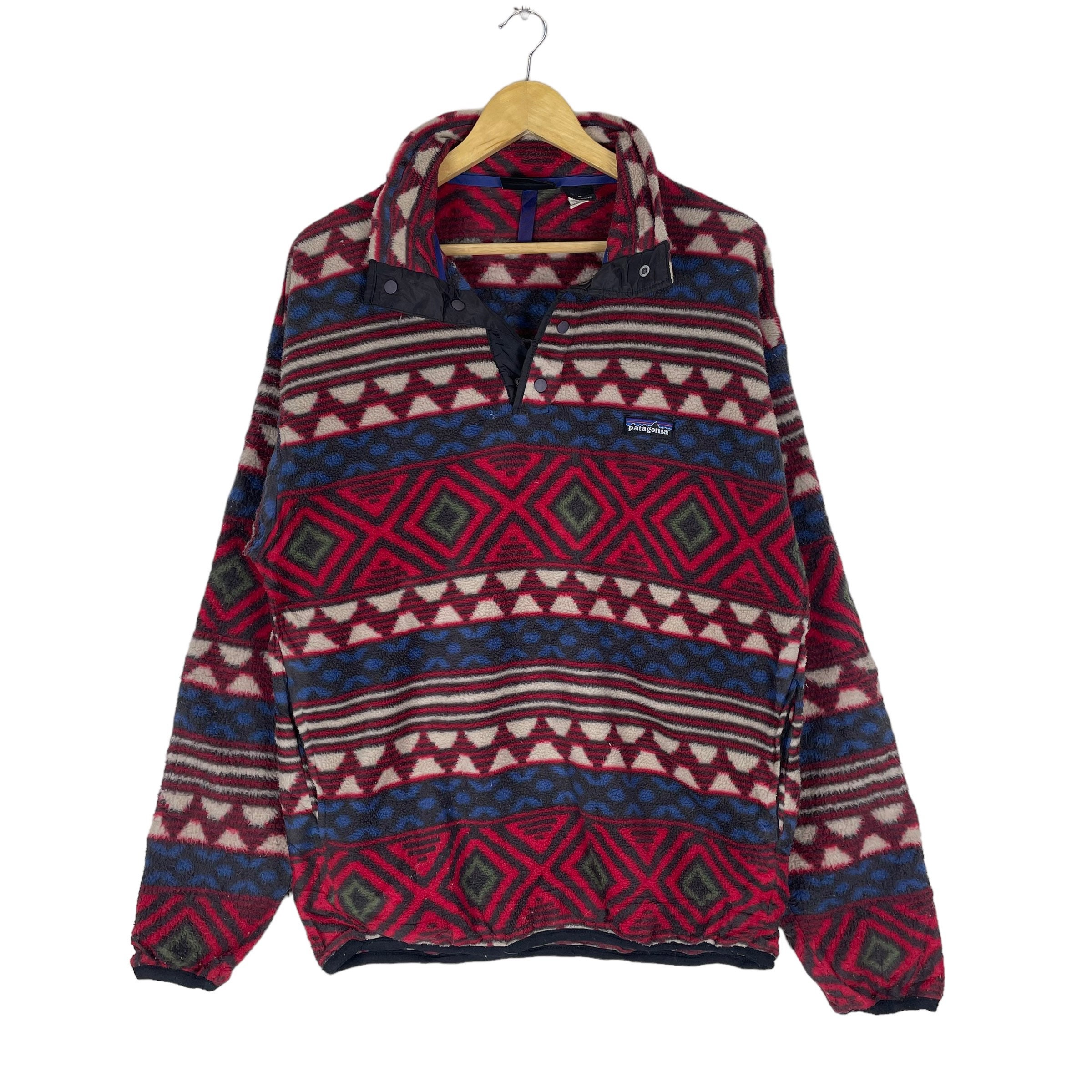 Vintage 90s PATAGONIA Fleece Snap Button Jacket Art Pattern Fashion Mountain Over Print Size Medium - Etsy Vintage 90s PATAGONIA Fleece Snap Button Jacket Art Pattern Fashion Mountain Over Print Size Medium - Etsy