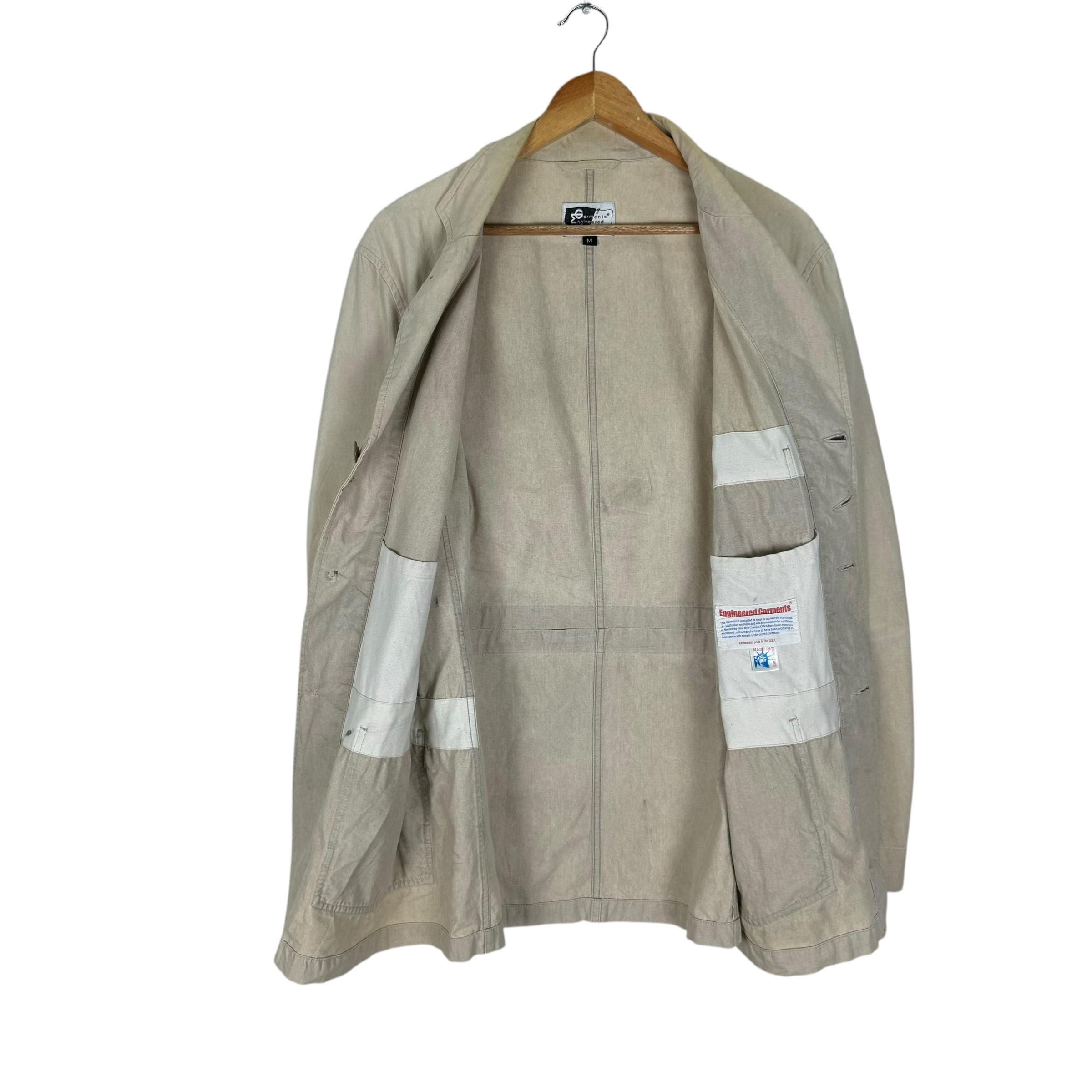 Engineered Garments Canvas Workwear Biege Colour Nepenthes Jacket