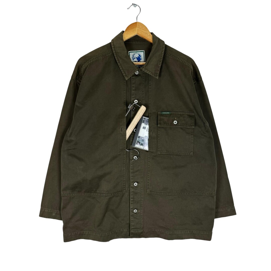 Nigel Cabourn P44 Utility Jacket Multi Pocket Cotton Button Up - Main Image