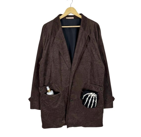Vintage 80s Arrston Volaju Koshin Satoh Jacket Japan Brown