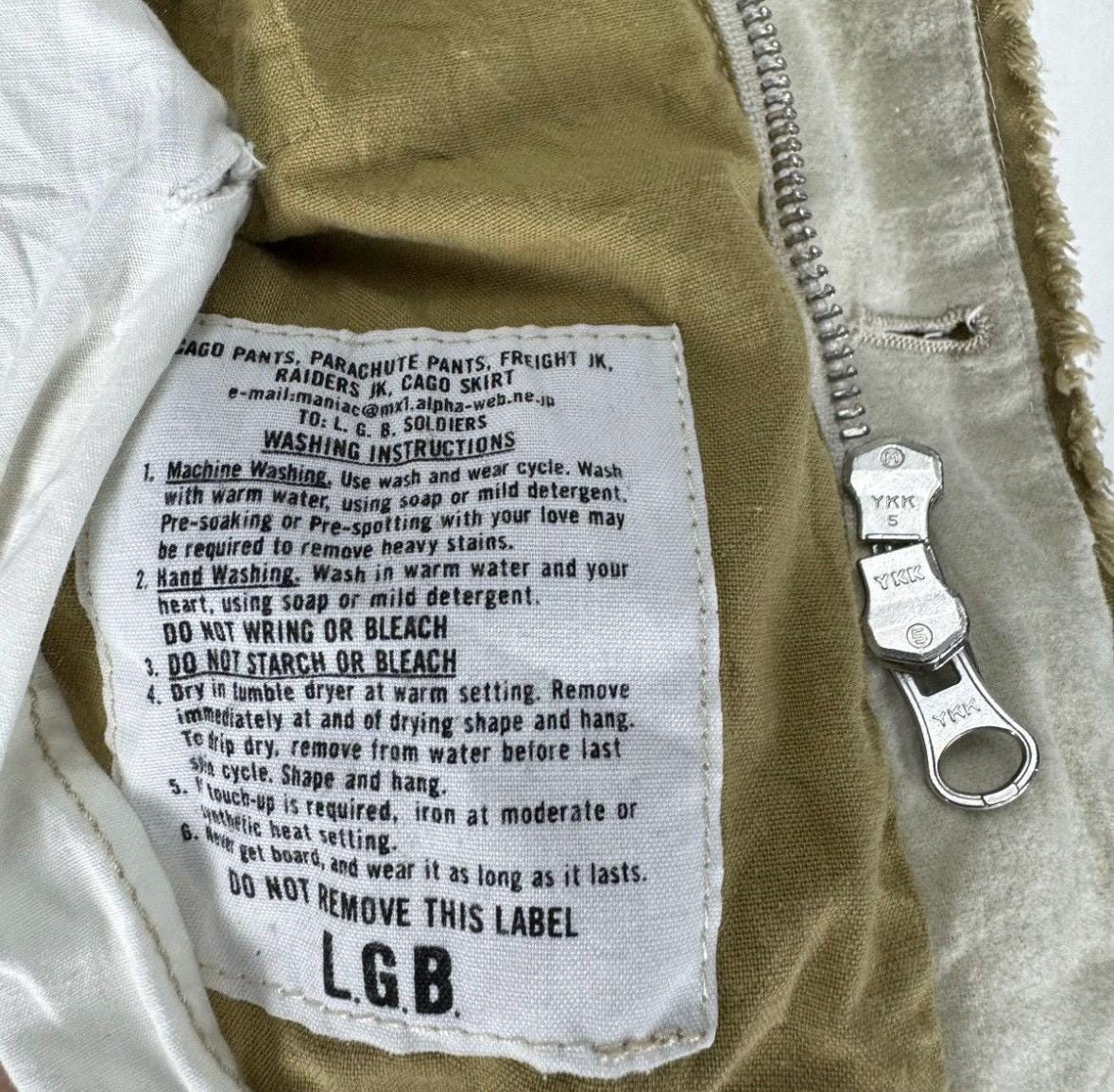 Vintage L.G.B Parachute Holster Jacket: Detachable Pockets