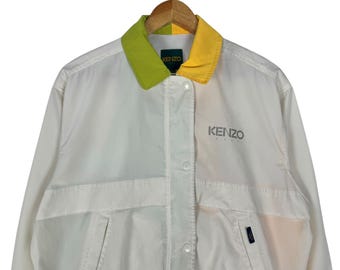Kenzo Golf Light Zipper Jacket White Colour Size S - Etsy
