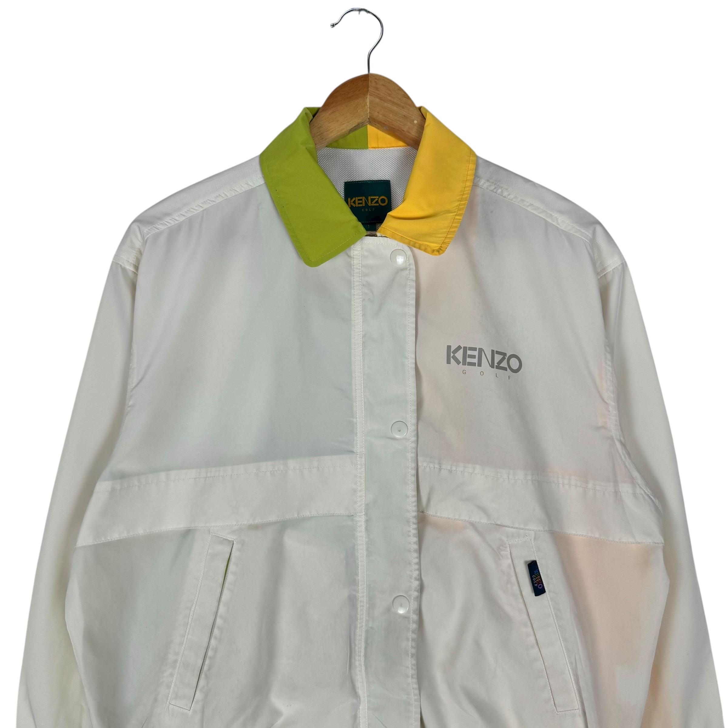 Kenzo Golf Light Zipper Jacket White Colour Size S - Etsy
