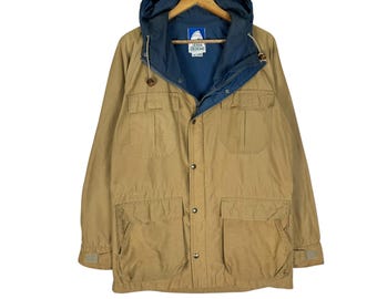 Vintage 90s Sierra Designs Jacket 60/40 Hoodie Parka Rain Mountain