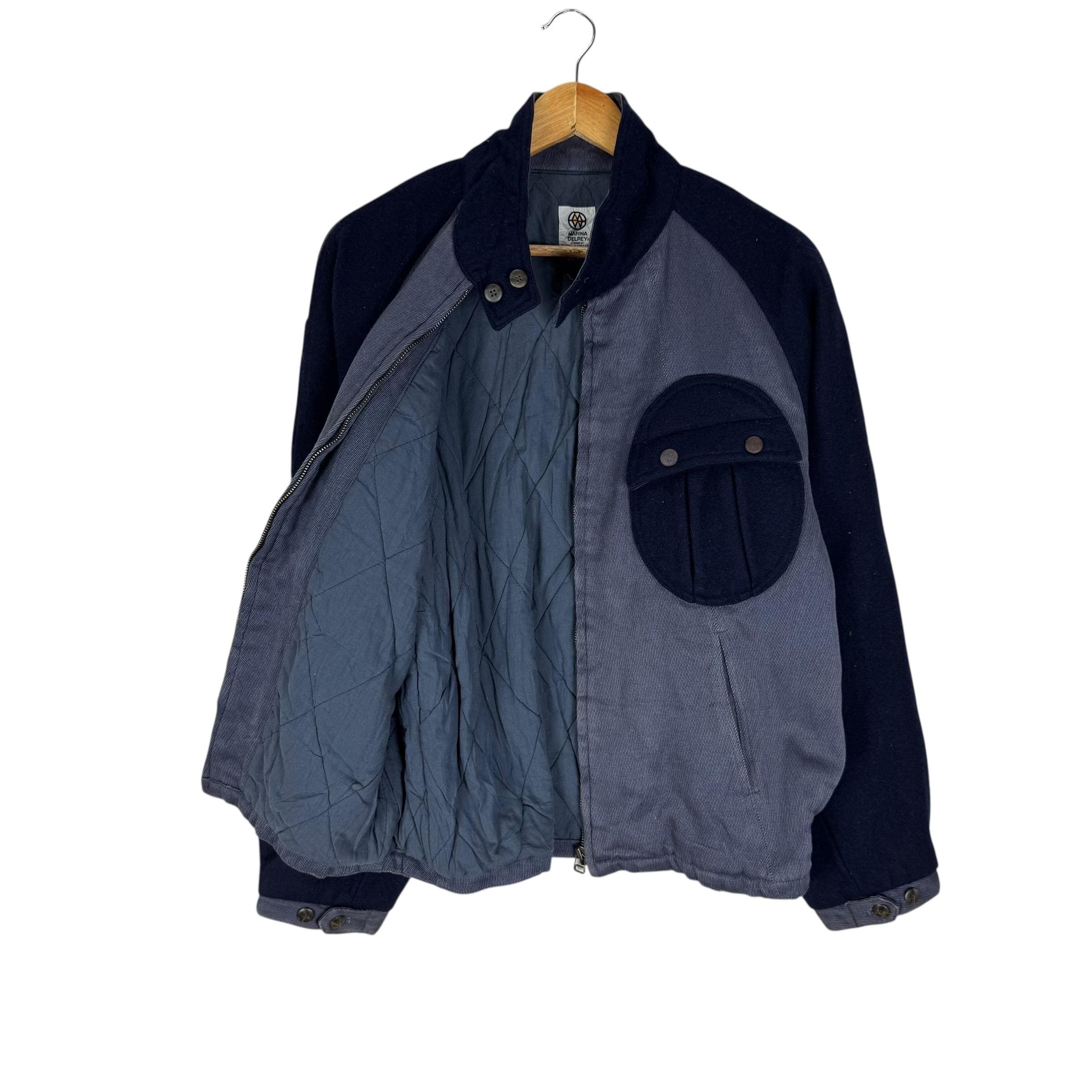 Vintage 90s Marina Del Rey Retro American Bomber Jacket - (size M 