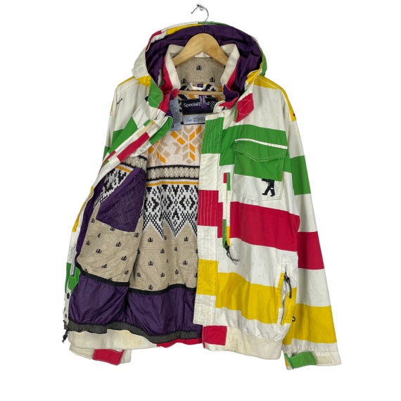 REVOLVER Japan Special Blend Hoodie Rainbow Strip… - image 7