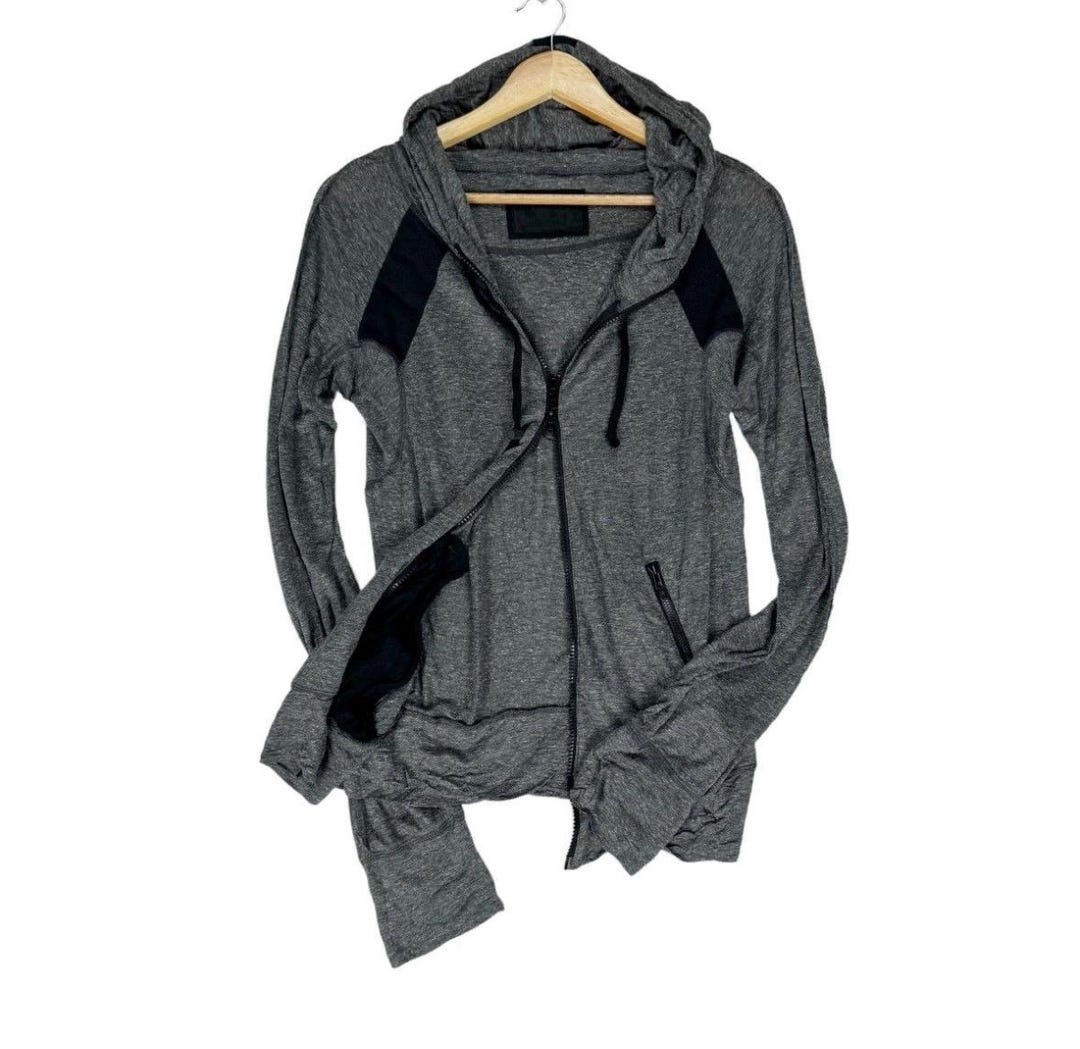 L.G.B Rayon Beyond Boxer Hoodie: Japanese Brand Grey Colour