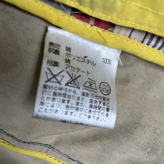 90s J Crew Patchwork Blazer Coat Jacket Multicolo… - image 9