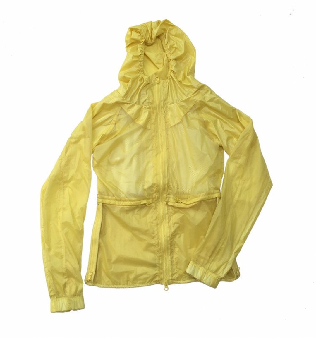 Plons Syndicaat Delegeren Adidas X Stella Mccartney Jacket Windbreaker Hoodie Yellow - Etsy