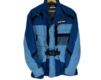 Vintage 90s Asics Austria Ski Jacket: Multi-color Racing Hoodie