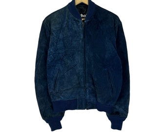 ヴィンテージ 90年代 SCHOTT NYC スエードレザージャケット ダーク