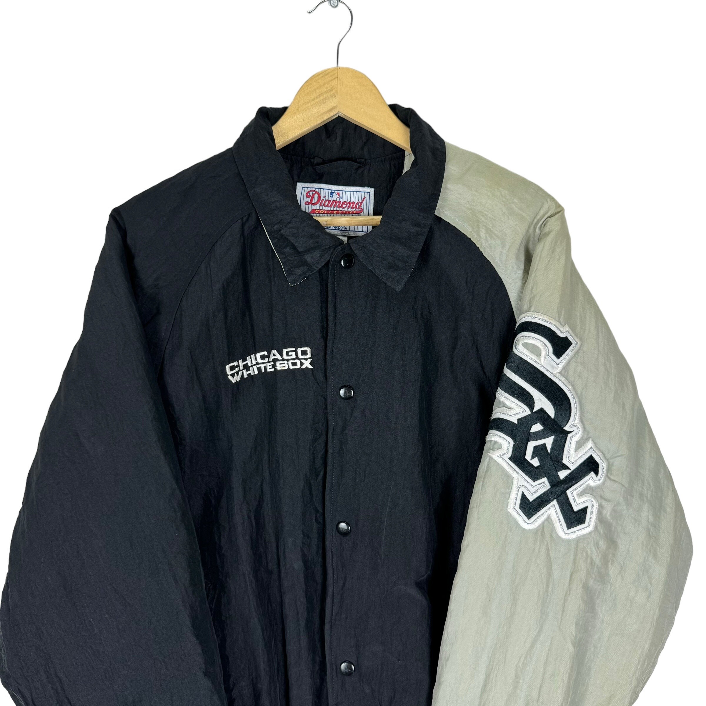 Vintage 90s Starter Chicago White Sox Bomber Jacket - Size Large