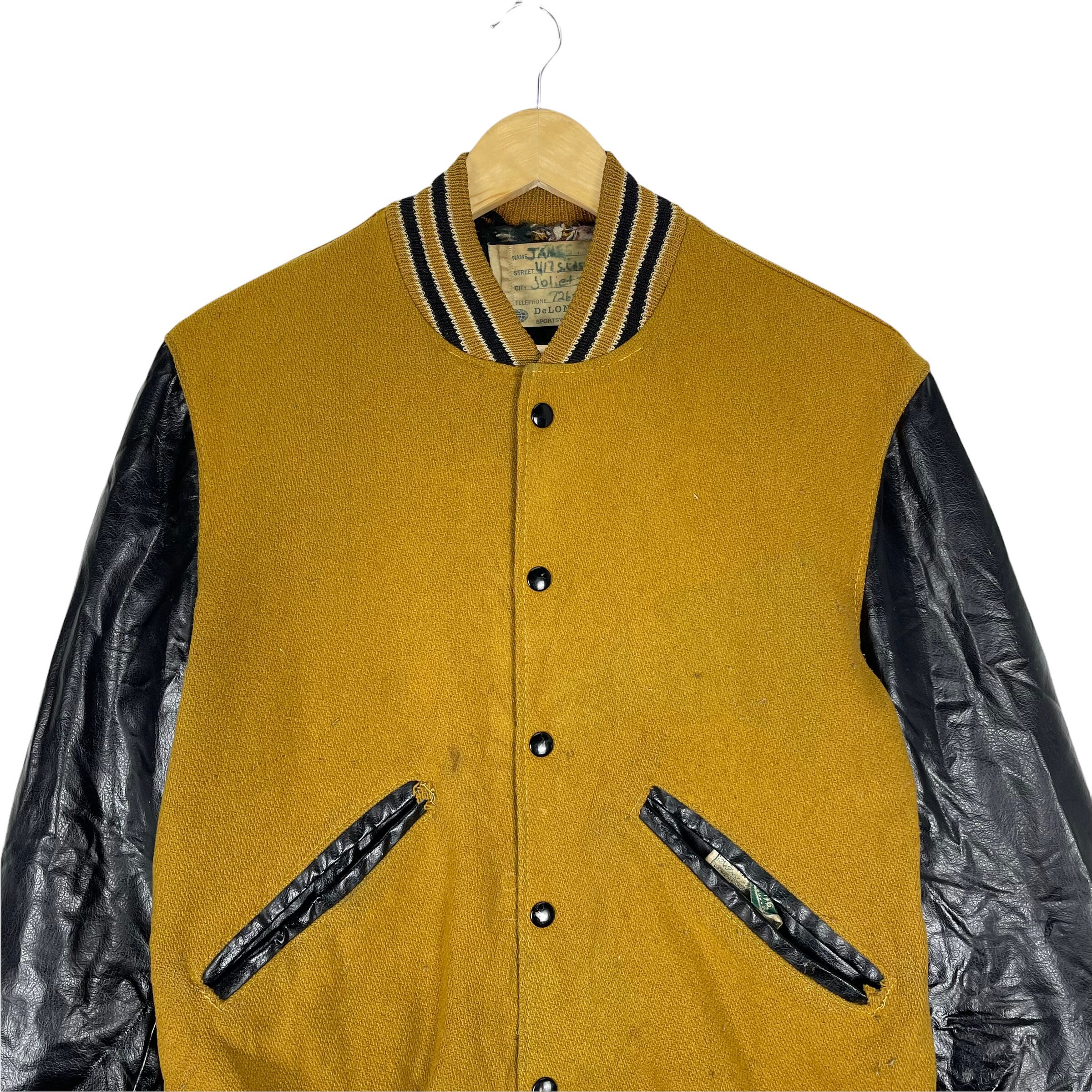 ジャケット・アウター 90s DeLong Award Jacket Wheeling 90s DeLong Award Jacket Wheeling - メルカリ