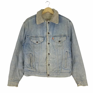 Vintage 90s: Levi's Zipped Cotton Chore Jacket - Grey Beige