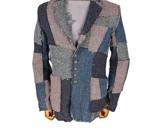 Harris Tweed X Rosso Urban Research Herringbone Tweed Women Blazer
