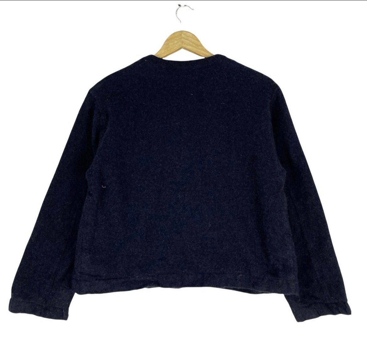 Comme Des Garcons Tricot Wool Cropped Jacket - Japanese Designer