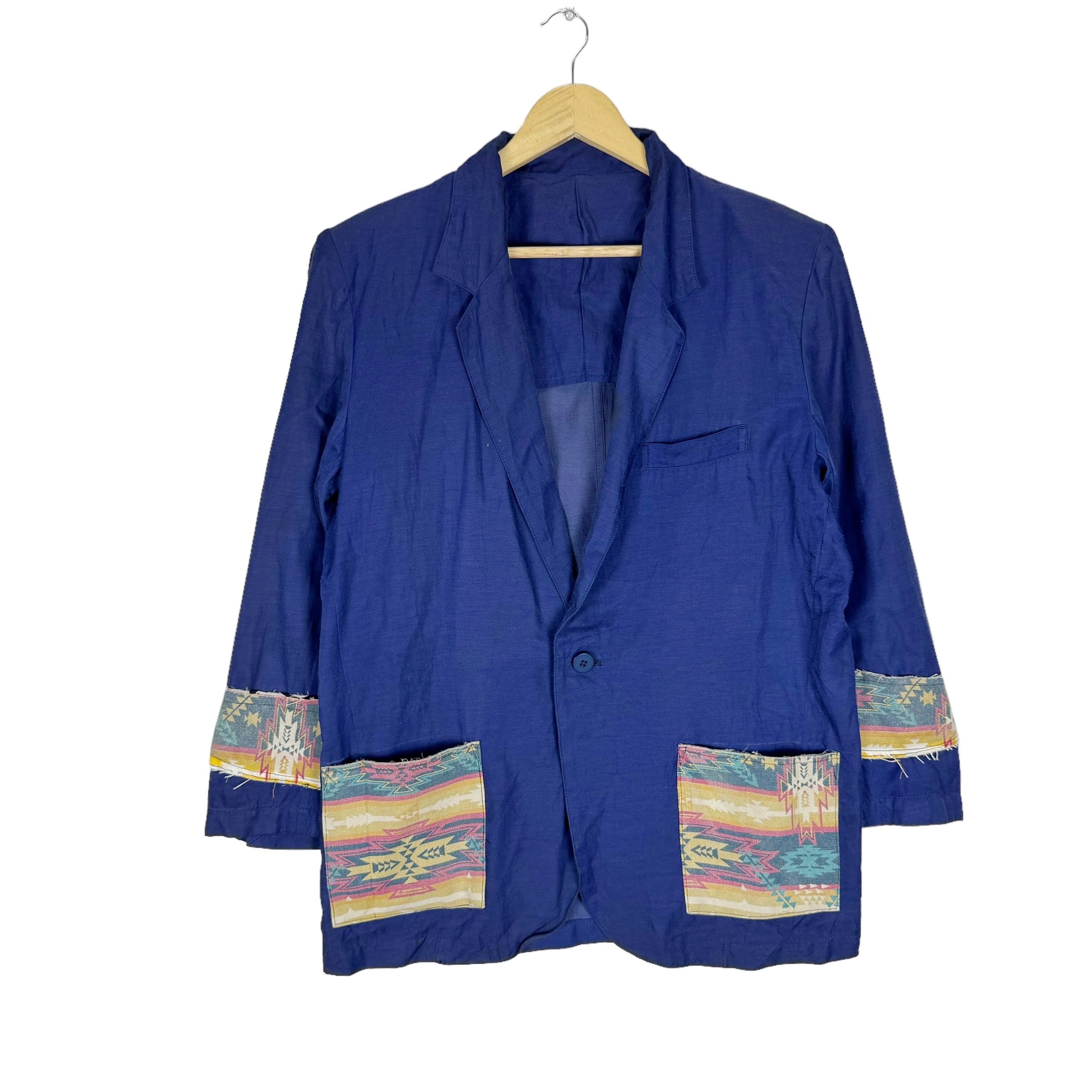 Vintage 90s YOHJI YAMAMOTO Y's Navajo Native Blazer Coat