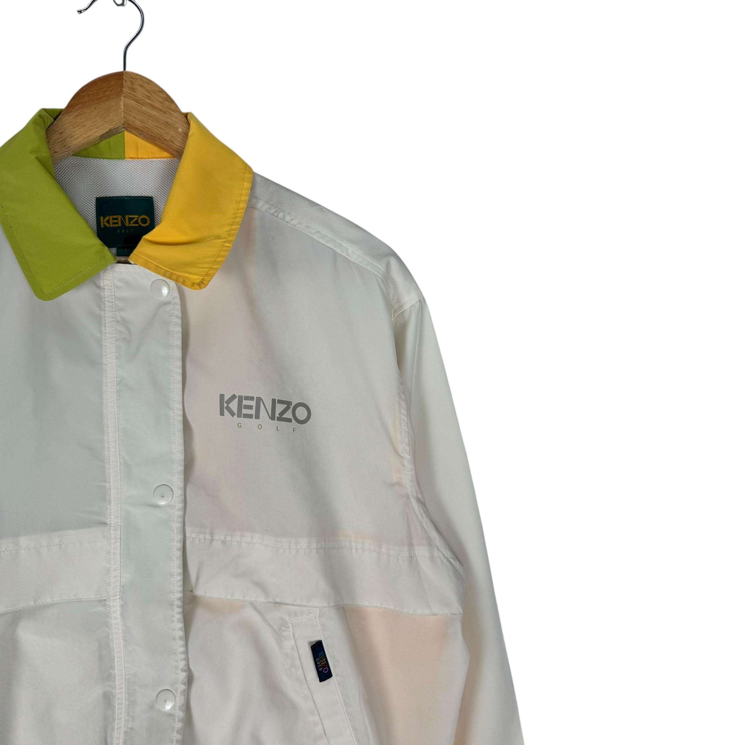 Kenzo Golf Light Zipper Jacket White Colour Size S - Etsy