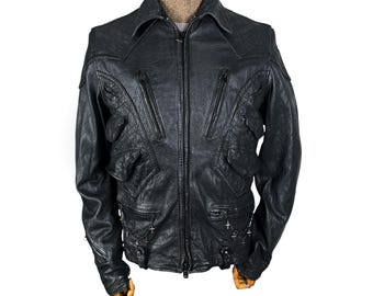 ヴィンテージ 90年代 SCHOTT NYC スエードレザージャケット ダーク