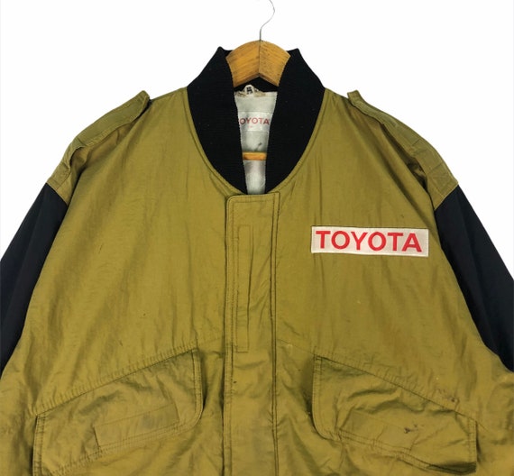 Vintage 90s Toyota Zipper Jacket Motorsports Racing T… - Gem