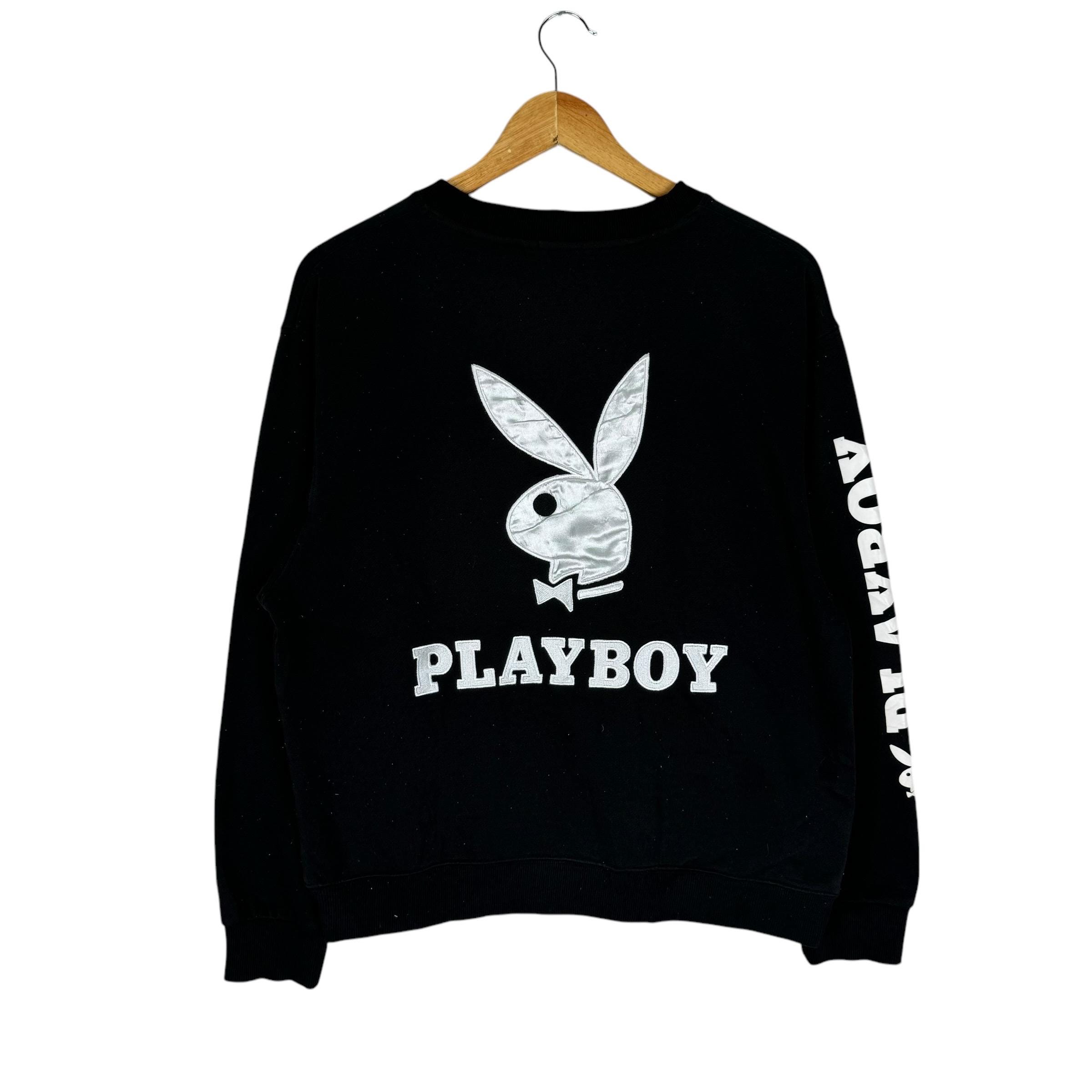 PLAYBOY スウェットシャツ レディース ビッグバニー ブラックカラー