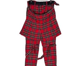 BOY LONDON 80s Check Bondage Pant