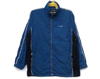 Rarissima!! Giacca a vento Vans con cerniera, piccolo logo, maglione da skateboard, taglia L