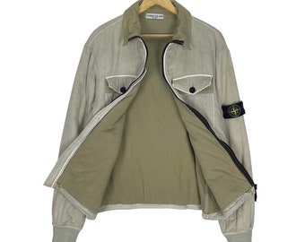 Stone Island Pocket Zipper Jacket Massimo Osti Size Large - Etsy