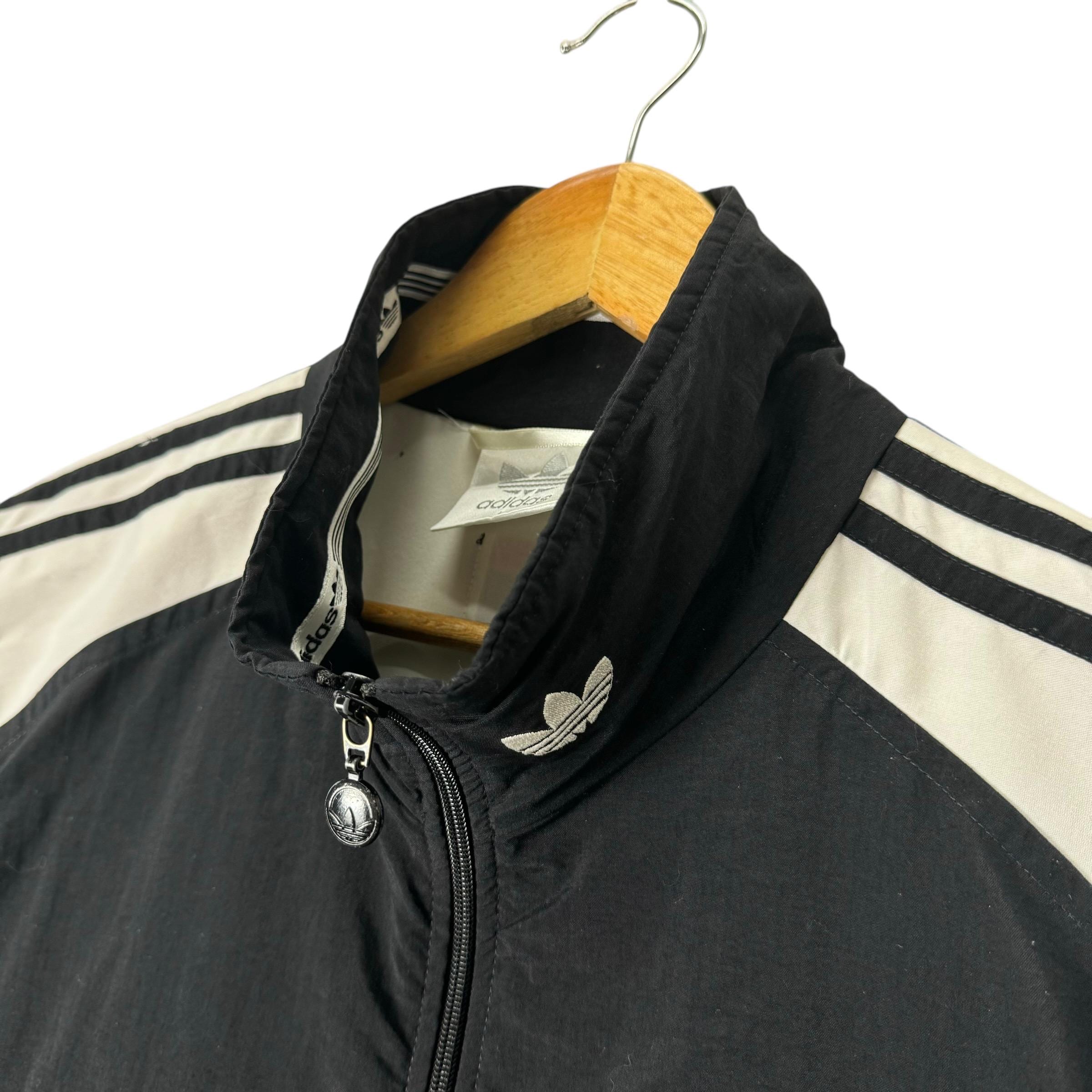 Vintage 90s Adidas Germany 1994-96 Track Jacket White Colour Size 