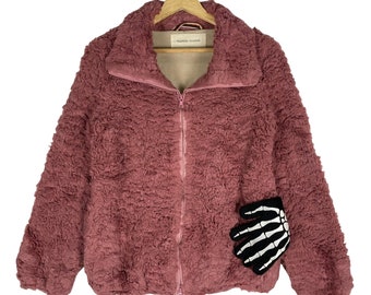 Tsumori Chisato Faux Fur Fleece Jacket - Japanese Designer Medium