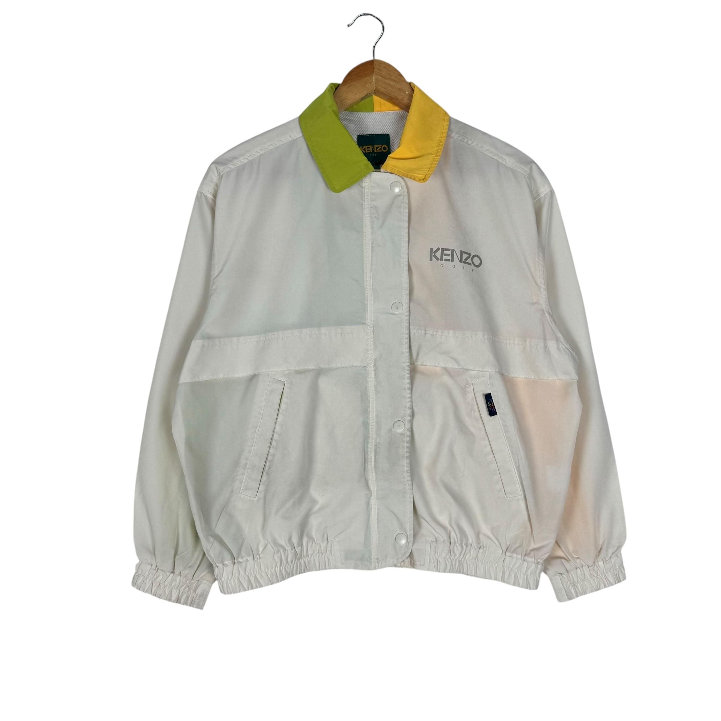 Kenzo Golf Light Zipper Jacket White Colour Size S - Etsy