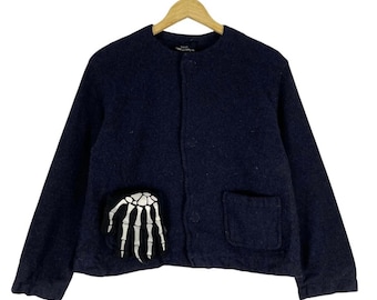 Comme des Garcons Tricot Wool Cropped Jacket - Japanese Designer Size L