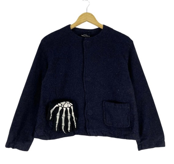 Comme Des Garcons Tricot Wool Cropped Jacket - Japanese Designer