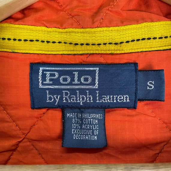 Vintage 90s Polo RL Sweatshirt Ralph Lauren Half … - image 9