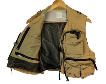 リバーガイドユーティリティベスト：ナイロンマルチポケット