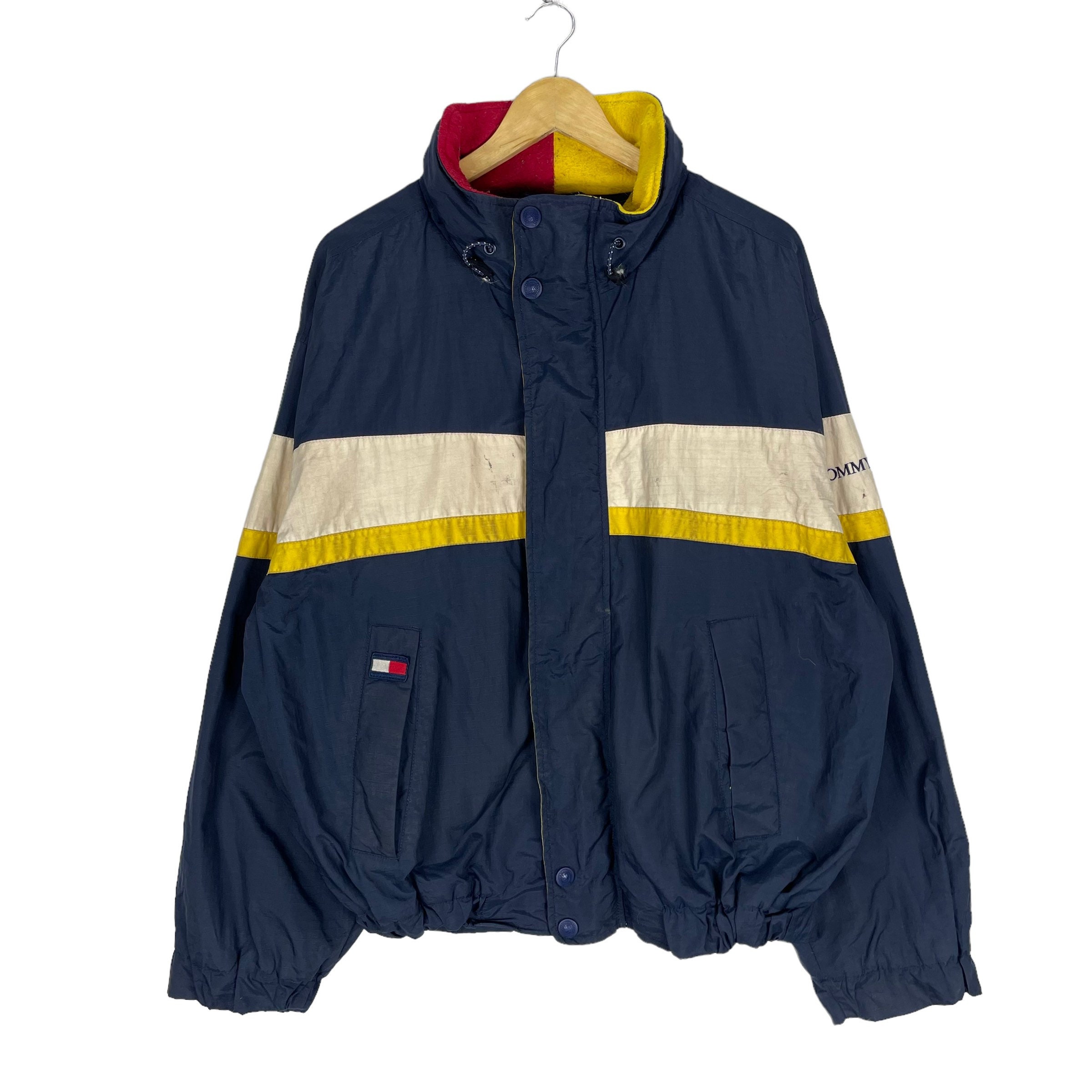 Vintage 90s Tommy Hilfiger Sailing Gear Nylon Windbreaker - Size  display picture 1