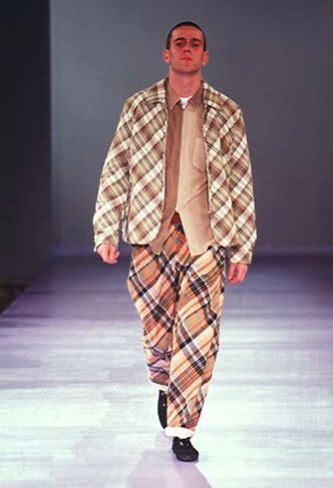 Vintage 90s COMME Des GARCON Homme Plus Plaid AW97 Jacket - Etsy