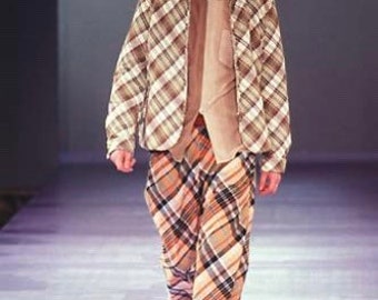 Vintage 90s COMME Des GARCON Homme Plus Plaid AW97 Jacket Vintage 90s COMME Des GARCON Homme Plus Plaid AW97 Jacket
