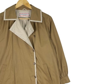 90s Yves Saint Laurent チェック柄 コート VINTAGE お試し価格！】 ヴィンテージ 美品 YSL コート チェック柄