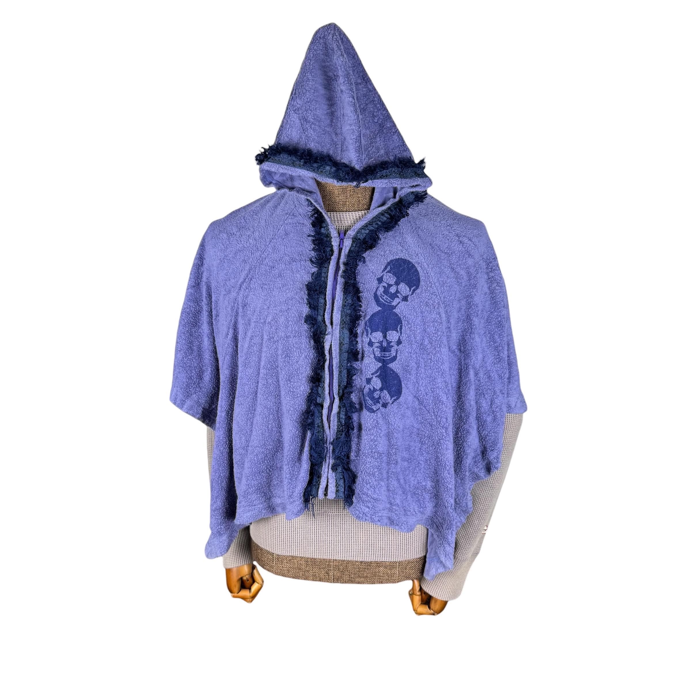 HYSTERIC GLAMOUR Mini Hoodie Poncho Purple Colour - Size S - Etsy